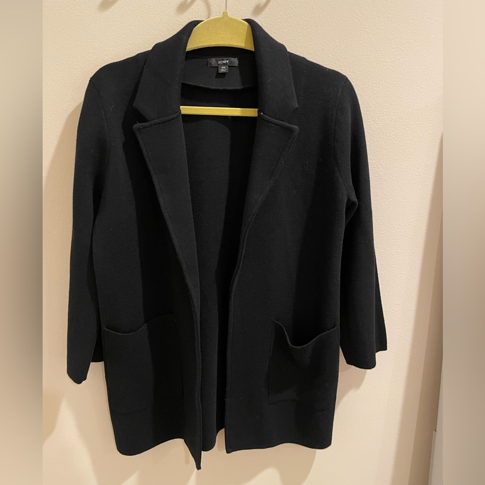 J. Crew sweater blazer | Excellent Condition | Black
